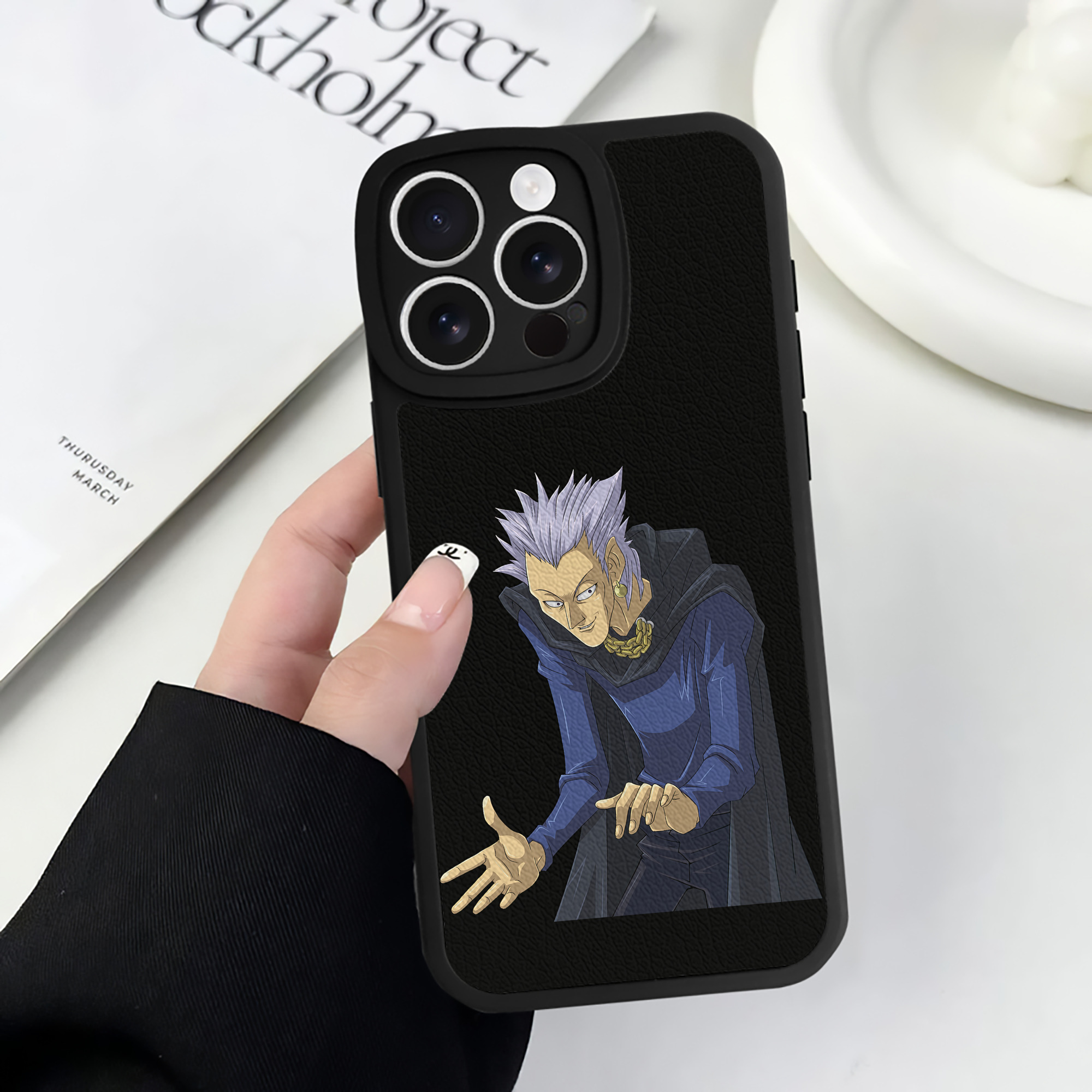 遊☆戯☆王 Yu-Gi-Oh! 【iPhone 16シリーズ対応】シリコンスマホケース（レザー調） 材質：シリコン